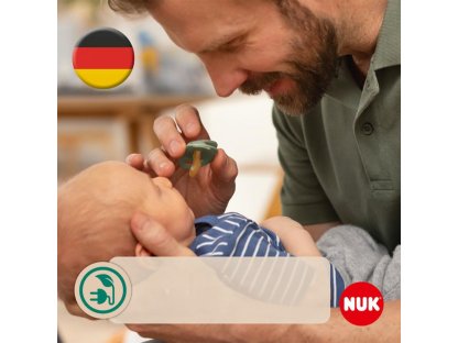 Latexový dudlík NUK For Nature 2 ks box červená