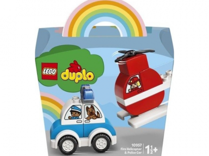 Lego Duplo - Hasičský vrtulník a policejní autíčko 2