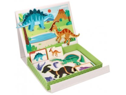 Magnetická vkládačka/puzzle Adam Toys, Dinosaurus