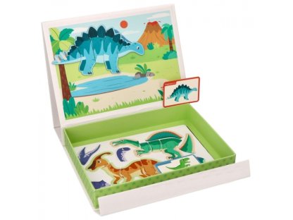 Magnetická vkládačka/puzzle Adam Toys, Dinosaurus