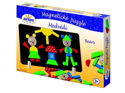 Medvědi magnetické puzzle 2