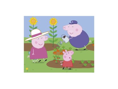 PEPPA PIG: VESELÝ DEN 20 Dřevěné licenční kostky