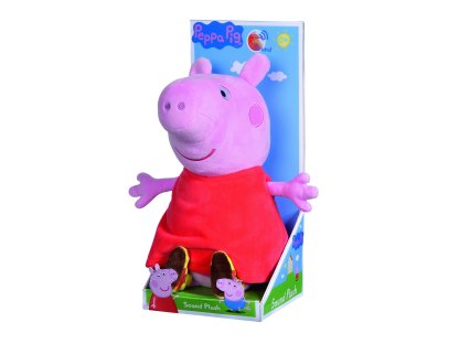 Plyšové Prasátko Peppa Pig se zvukem, 22 cm 2