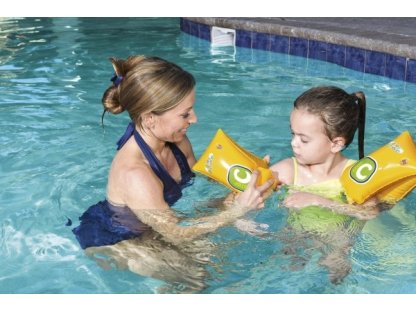 Rukávky nafukovací Swim Safe žluté  2 komory