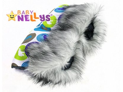 Rukávník ke kočárku s kožešinkou Baby Nellys ®LUX Eskymo - 02