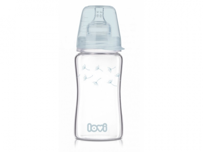 Skleněná lahvička 250 ml Diamond Glass - BOTANIC - vážka