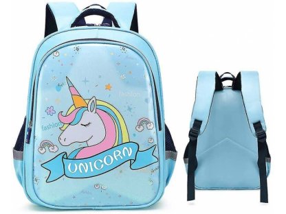 Školní batoh, aktovka Unicorn - sv. modrý 2
