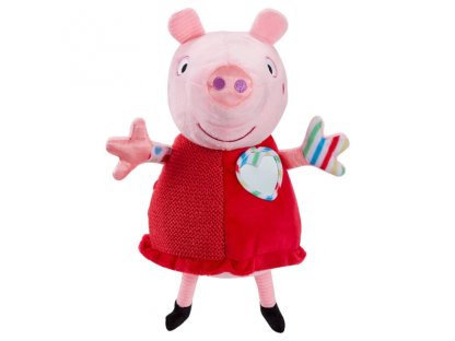 Smyslová edukační hračka PEPPAPIG, plyšová, 12,5cm