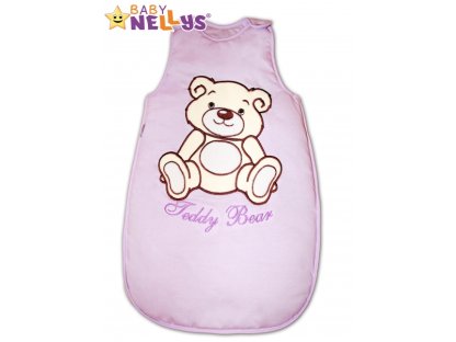 Spací vak Teddy Bear Baby Nellys - lila vel. 0+