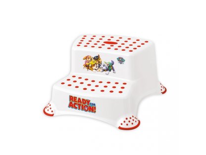 Stolička - schůdky s protiskluzovou funkcí - Paw Patrol - bílá