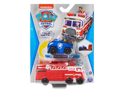 TLAPKOVÁ PATROLA HASIČSKÝ VŮZ DIE-CAST S AUTÍČKEM