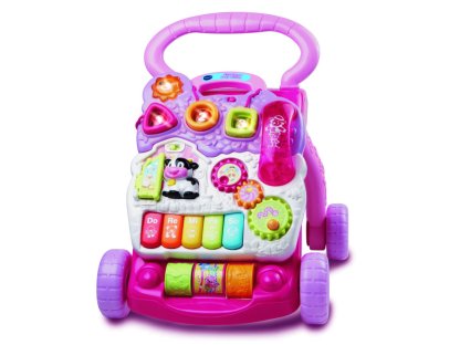 Vtech Chodítko - Uč se a poznávej růžové CZ