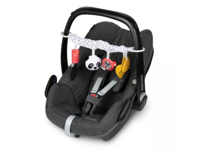 Závěsná plyšová hračka s chrastítkem Canpol Babies Panda
