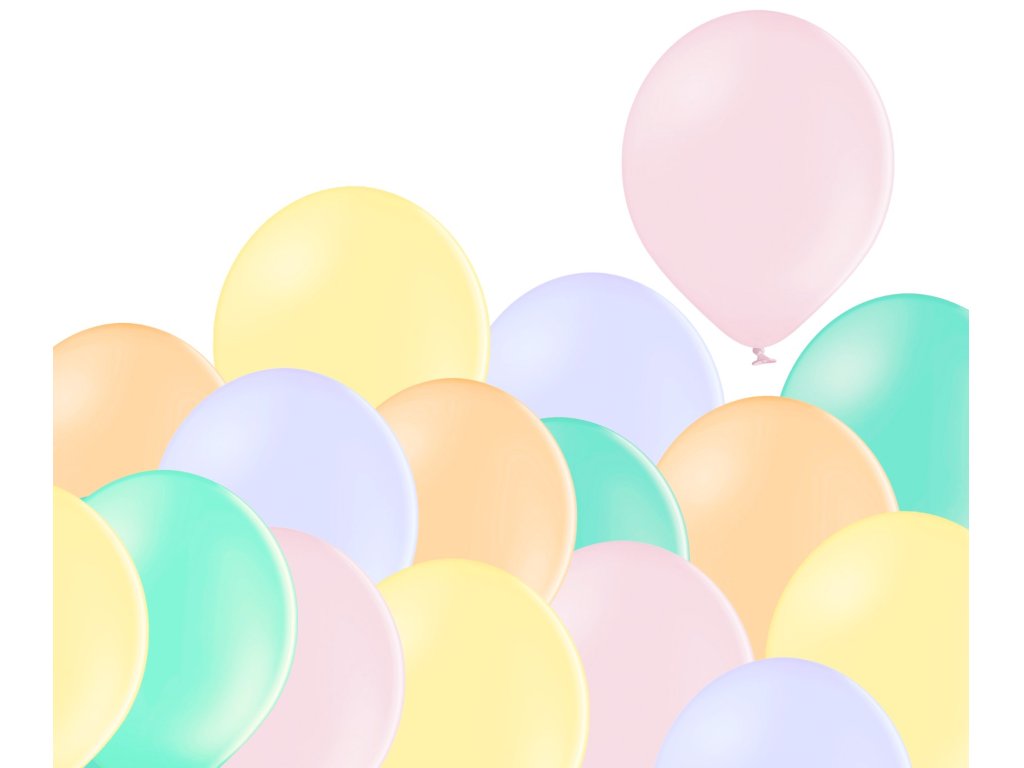 Balónky makronky mix 100 kusů - balonky.cz