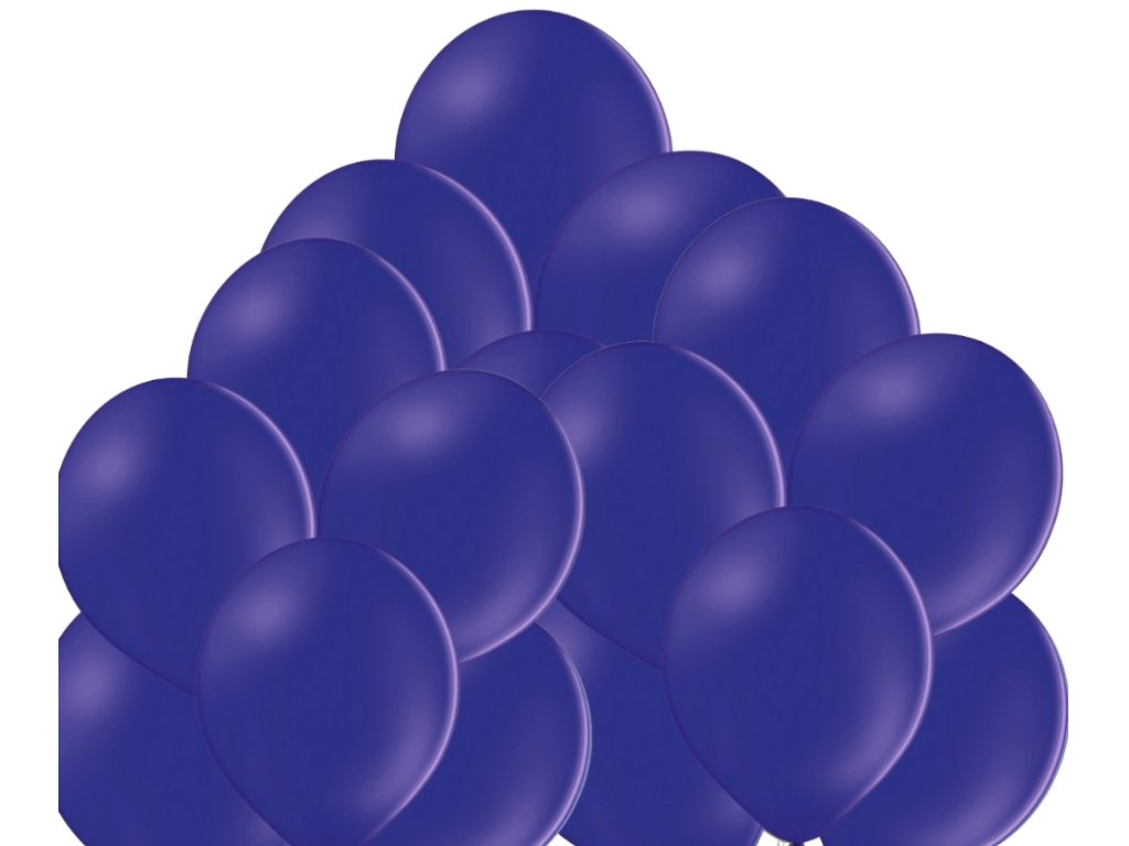 Švestkově modré balónky 50 kusů - balonky.cz