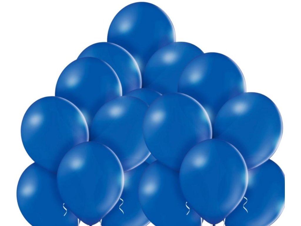 Tmavěmodré balónky 50 kusů - balonky.cz