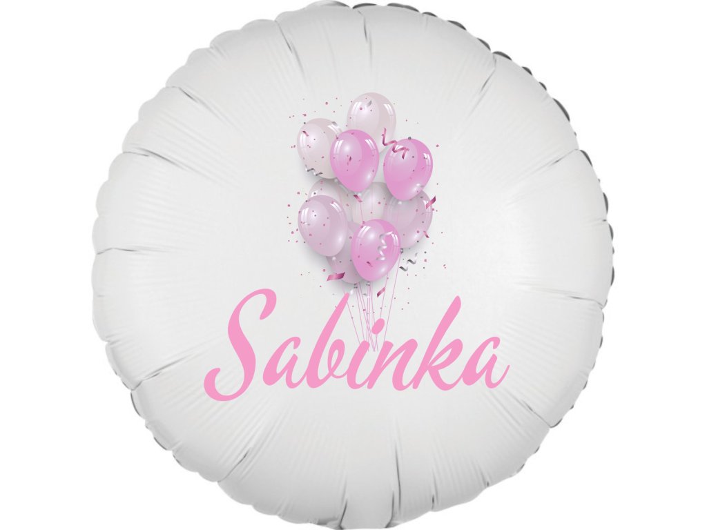 Sabinka - balónek se jménem - balonky.cz