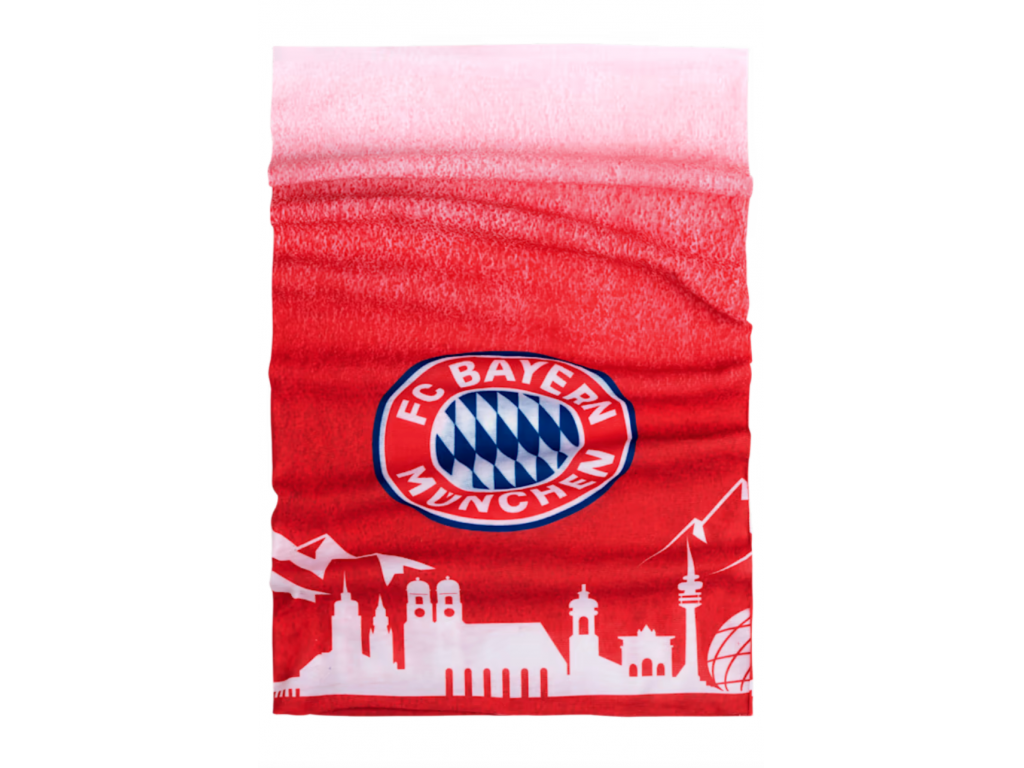 Buff - eșarfă multifuncțională pentru copii FC Bayern München, albastru/roșu