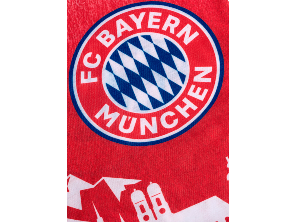 Buff - detský multifunkčný šál FC Bayern München, modrý / červený