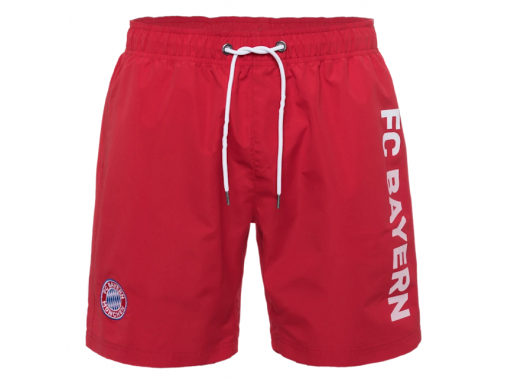 Costum de baie pentru băie?i pentru copii Logo FC Bayern München, ro?u