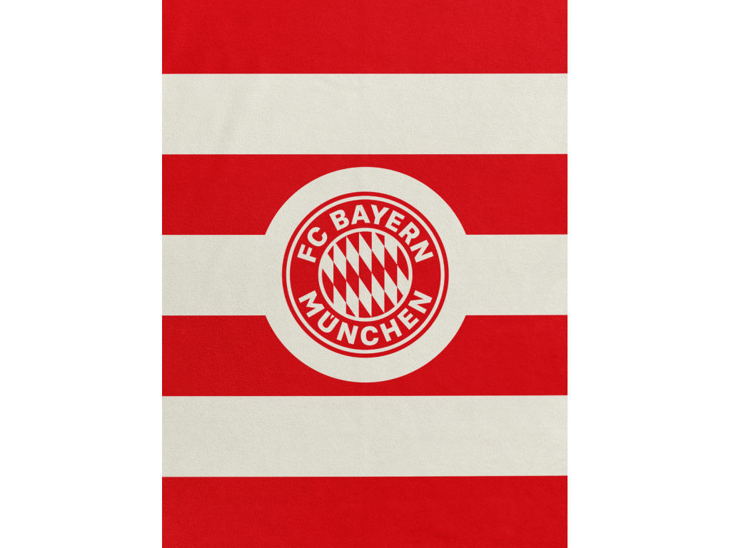 Flísová deka FC Bayern München, 150 x 200 cm