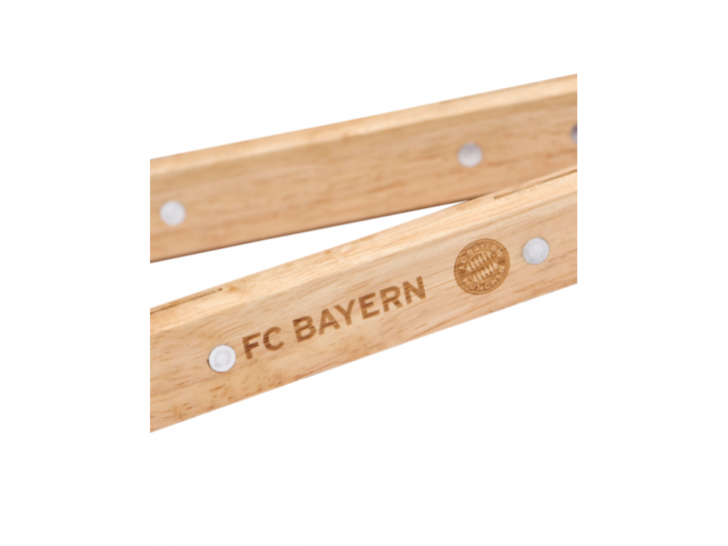 Grilovací souprava FC Bayern München, nerezová ocel, dřevo