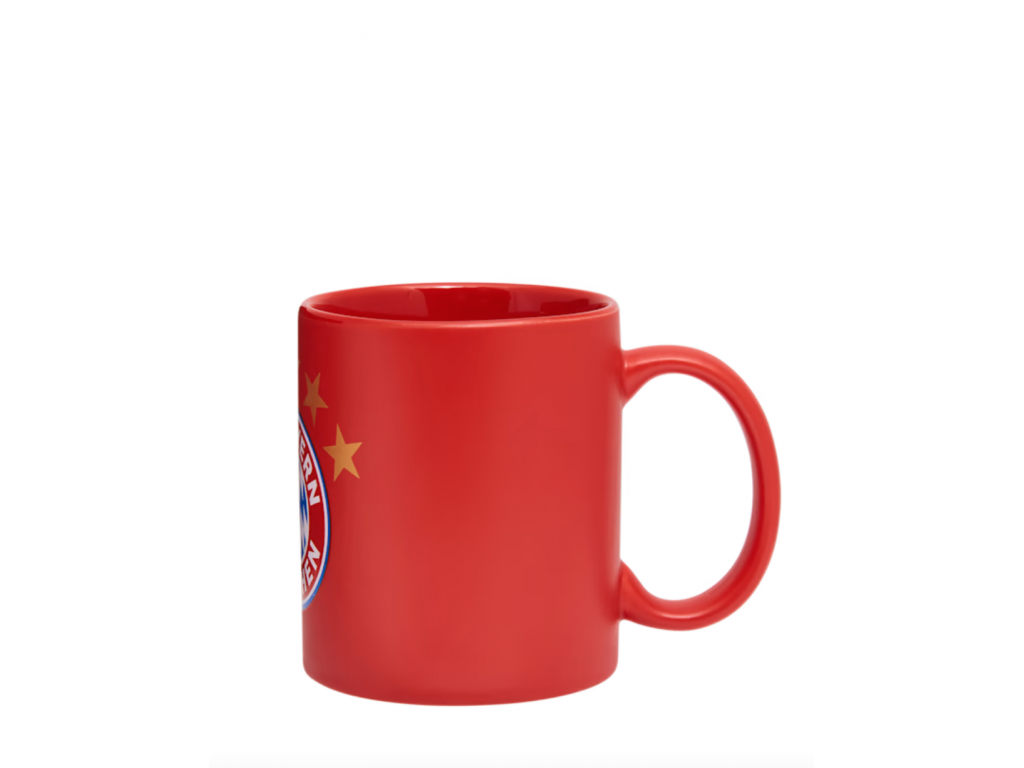 Hrnček s 5-hviezdičkovým logom, FC Bayern München, 0,3 l, červený
