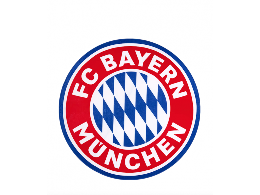 Osuška plážová FC Bayern München - Logo XXL, červená/bílá/modrá