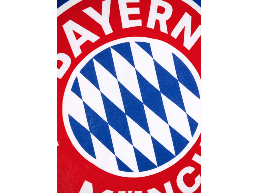 Prosop de plajă FC Bayern München - Logo XXL, roșu/alb/albastru