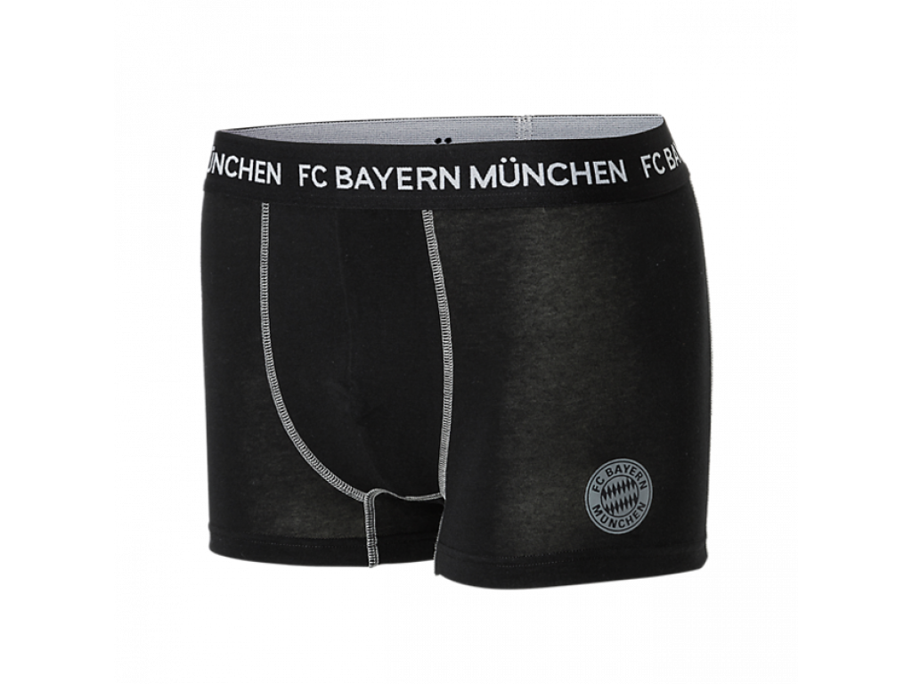 Pánske boxerky Retro set 2 ks FC Bayern München, čierne a sivé