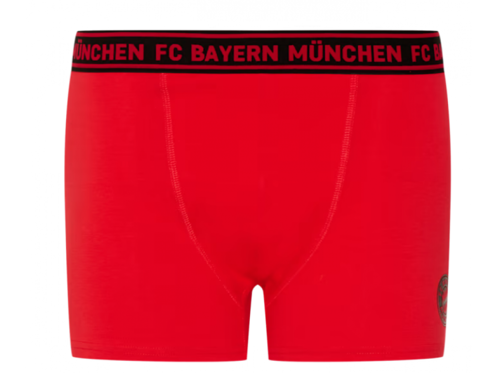 Set boxeri barbati 2 buc FC Bayern München, negru și roșu