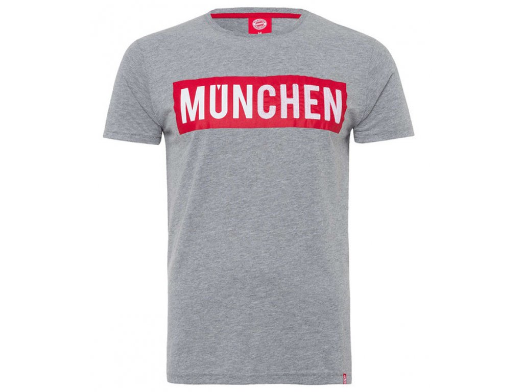 Tricou bărba?i München FC Bayern München, gri
