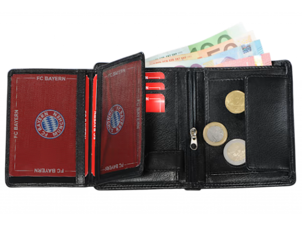 Peněženka kožená FC Bayern München Pin