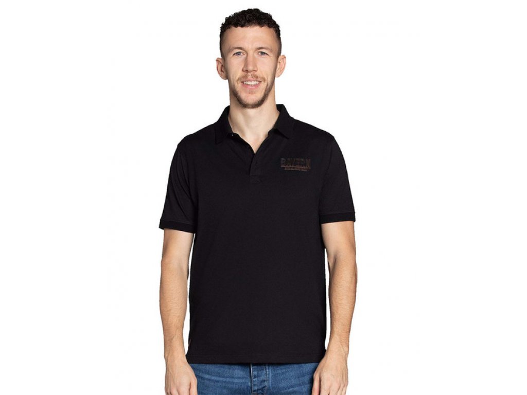 Tricou polo FC Bayern München, negru