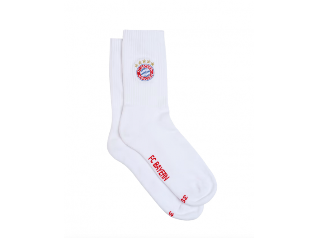 șosete - 3 perechi FC Bayern München, alb