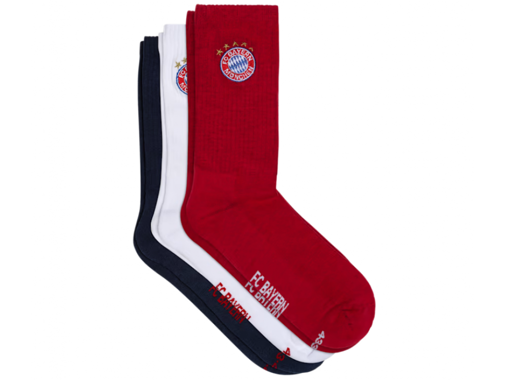 ponožky - 3 páry FC Bayern München Unisex Crew