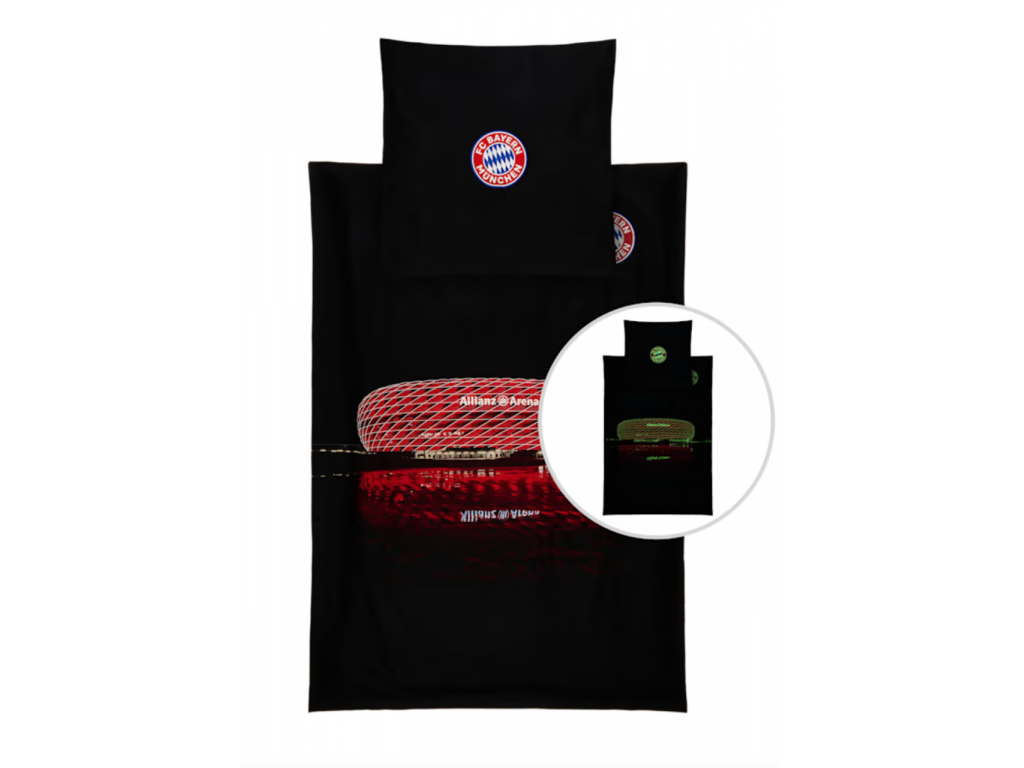 Posteľné obliečky ARENA svietiace FC Bayern München