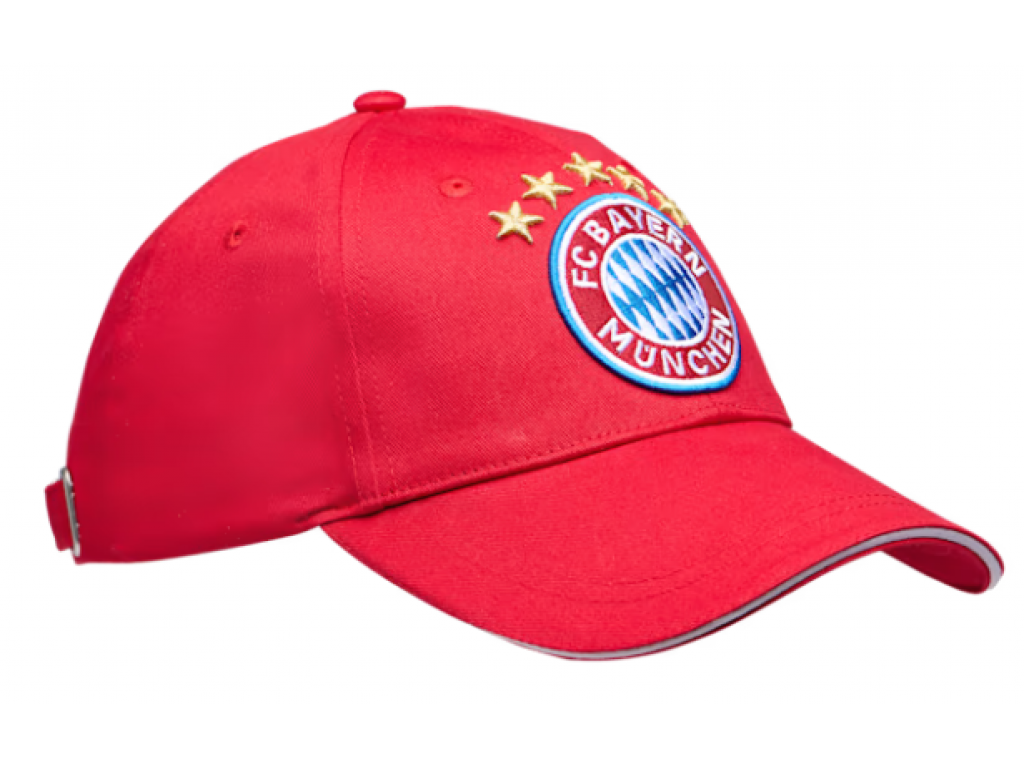 Šiltovka s logom FC Bayern München, červená