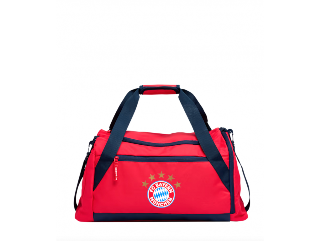 Geantă sport mică FC Bayern München, roșie