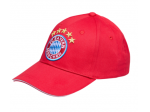 Detská šiltovka s logom 5 hviezdičiek FC Bayern München, červená