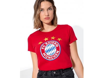 Tricou de damă FC Bayern München, ro?u