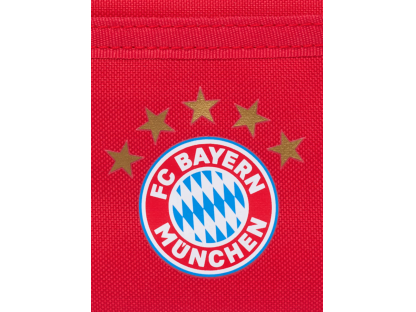 Dětská peněženka logo s pěti hvězdičkami FC Bayern München, červená