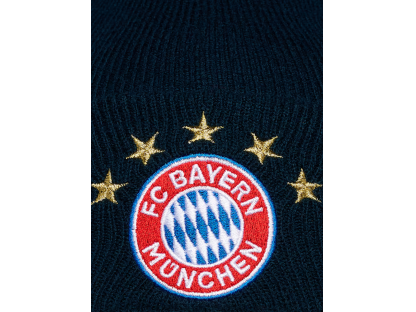 Dětská pletená čepice FC Bayern München, modrá 2
