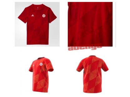 detské tričko adidas FC Bayern München - červené 2