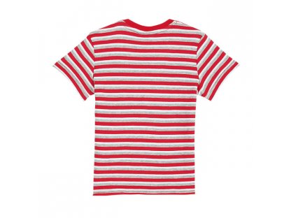 tricou pentru copii Baby FC Bayern München Striped, rosu /alb / gri 2