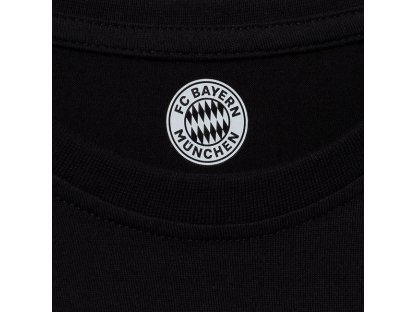 Detské tričko Glow in the dark FC Bayern München, v tme sviatiace, čierne 2