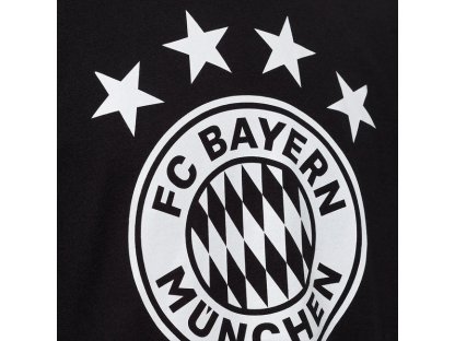 Detské tričko Glow in the dark FC Bayern München, v tme sviatiace, čierne