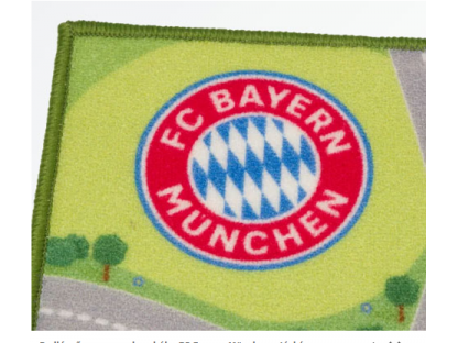 Covor pentru camera copiilor FC Bayern München - harta orasului