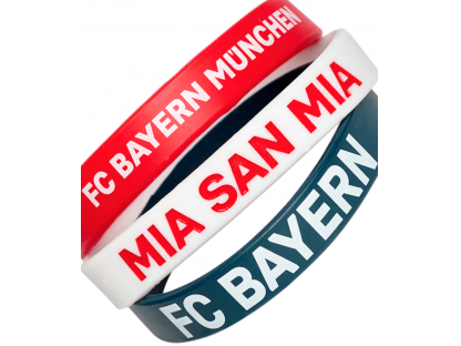 Náramok 3x FC Bayern München 2