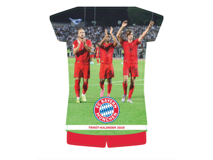 nástěnný kalendář 2025 Trikotkalendar FC Bayern München